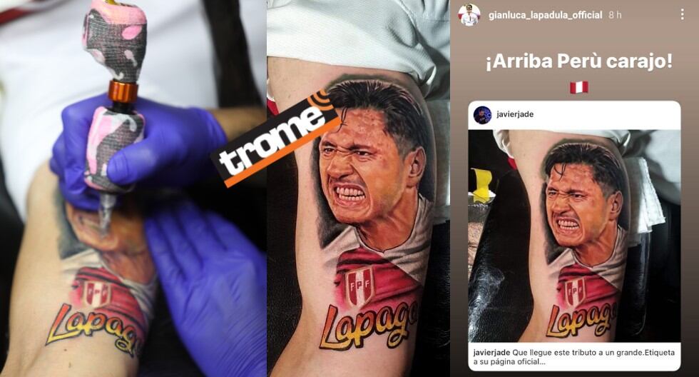 Trome conversó con el hincha que lleva el tatuaje que emocionó a Lapadula y el tatuador. (Entrevista: Isabel Medina / Foto: Julio Reaño / Trome)