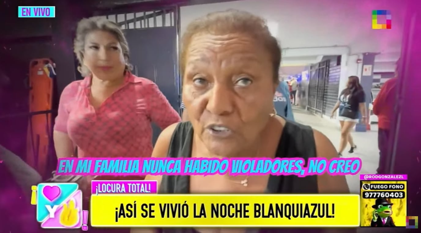 Doña Peta asegura que jugadores de Alianza Lima denunciados son buenos muchachos.