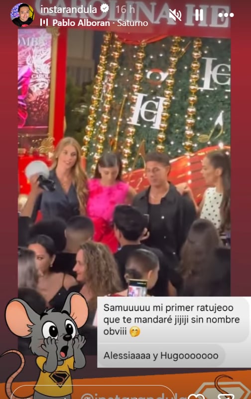 Alessia Rovegno y Hugo García en el mismo evento y ahora que no son pareja.