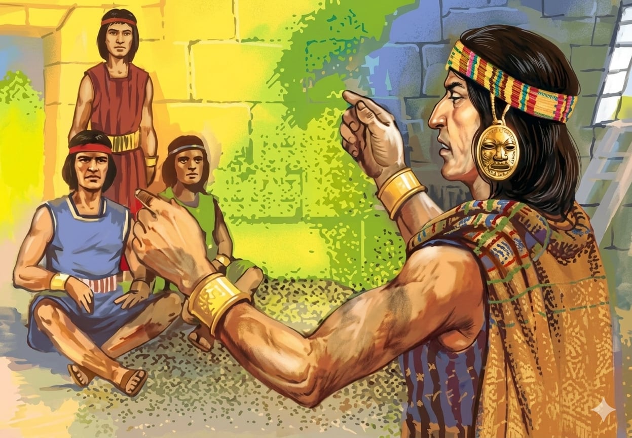 Los hijos de la nobleza estudiaban en los ‘yachayhuasi’. Ahí aprendían historia, religión, administración del Imperio inca, etc. Sus maestros se llamaban 'amautas'. Foto: Internet / Gemini.