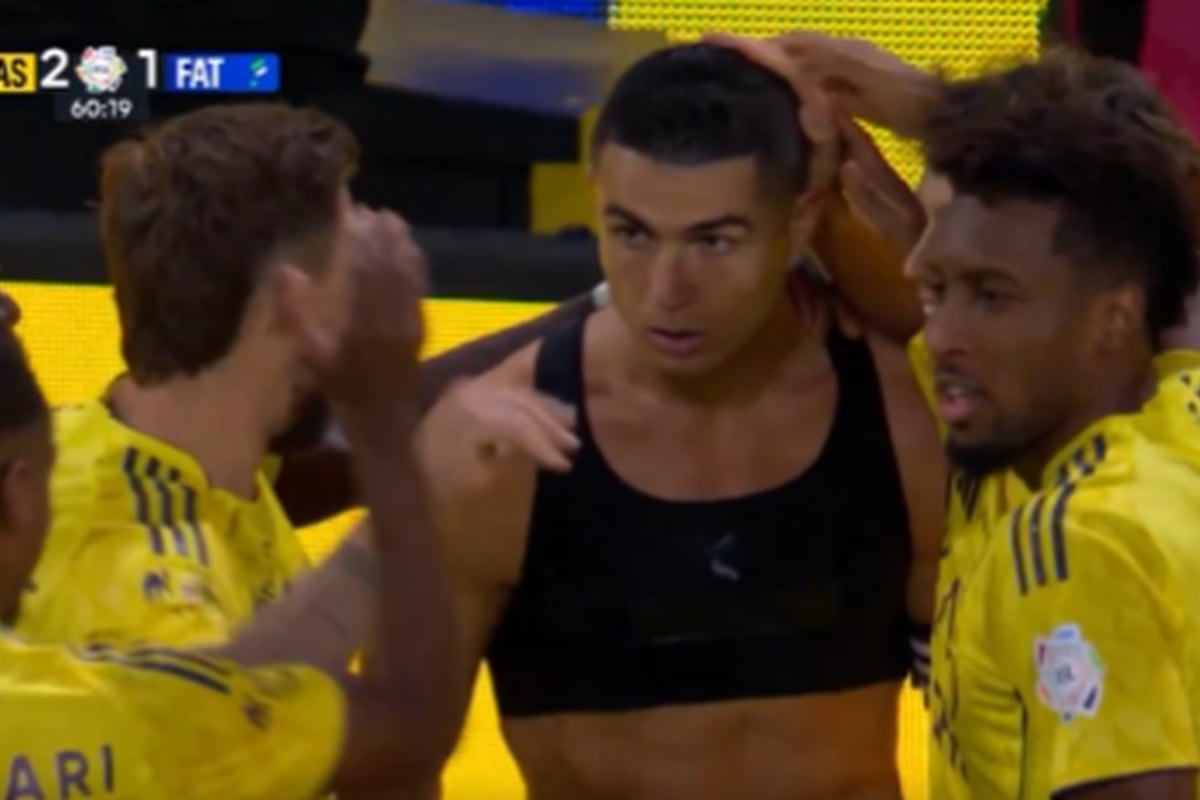 Cristiano celebra el número 949 de su carrera.