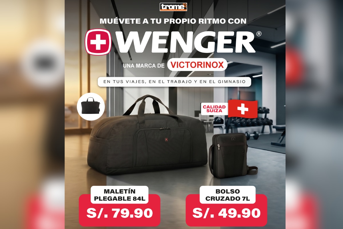 Trome lanza promoción exclusiva de productos Wenger
