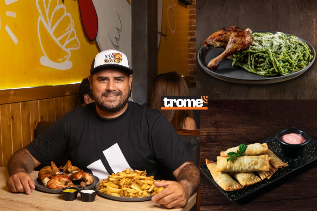 Pollívoro presenta su pollo a la brasa tradicional y en combinaciones para disfrutar. (Entrevista y foto compos.:Isabel Medina / Trome).