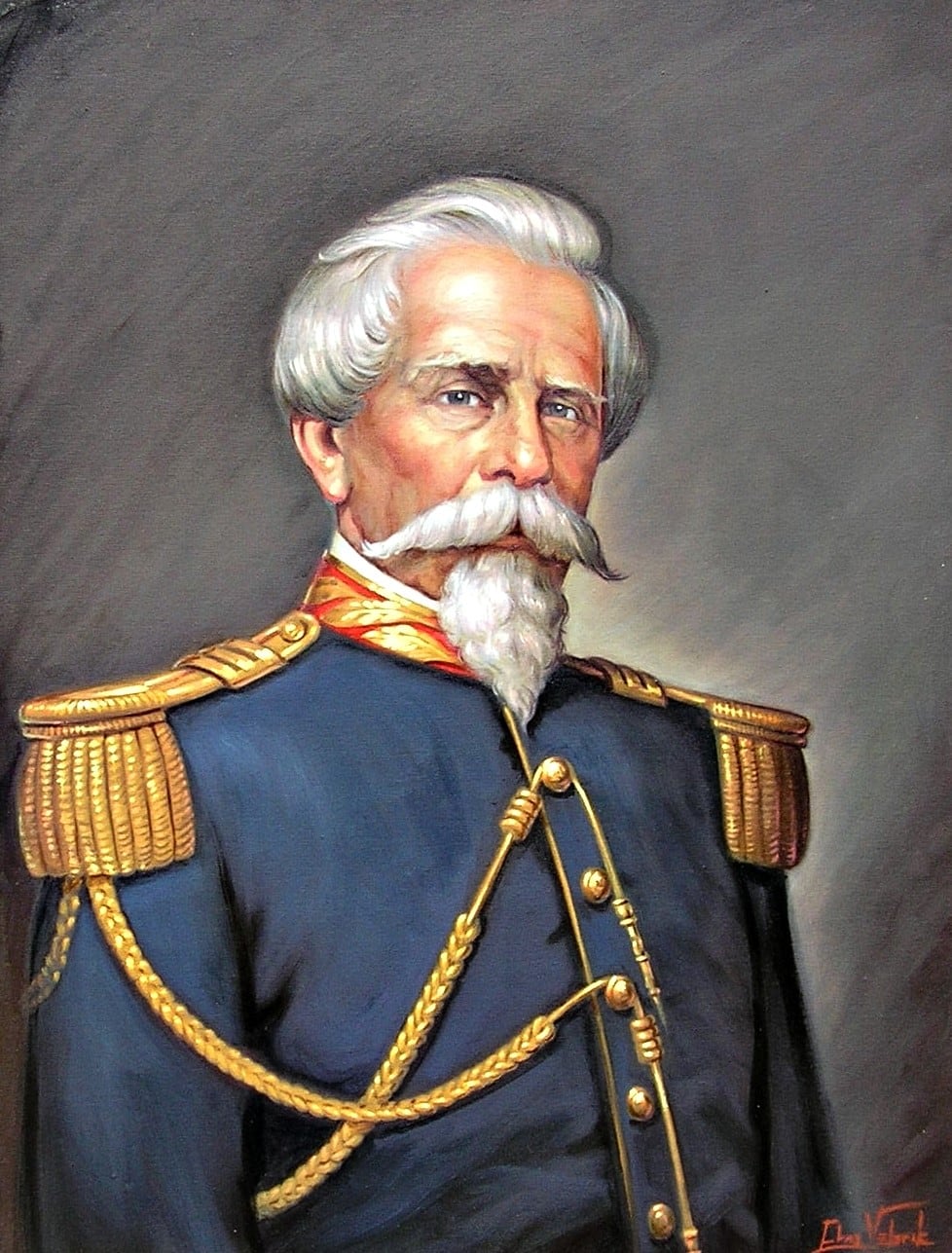 Un día como hoy, hace 146 años, Francisco Bolognesi pronunció su histórica promesa de luchar hasta quemar el último cartucho en defensa de la patria. Foto: Internet.