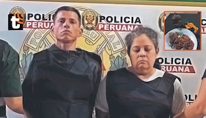 ¡Pasarán Año Nuevo tras las rejas! PNP captura a pareja de venezolanos que cobraba cupos a punta de dimamita