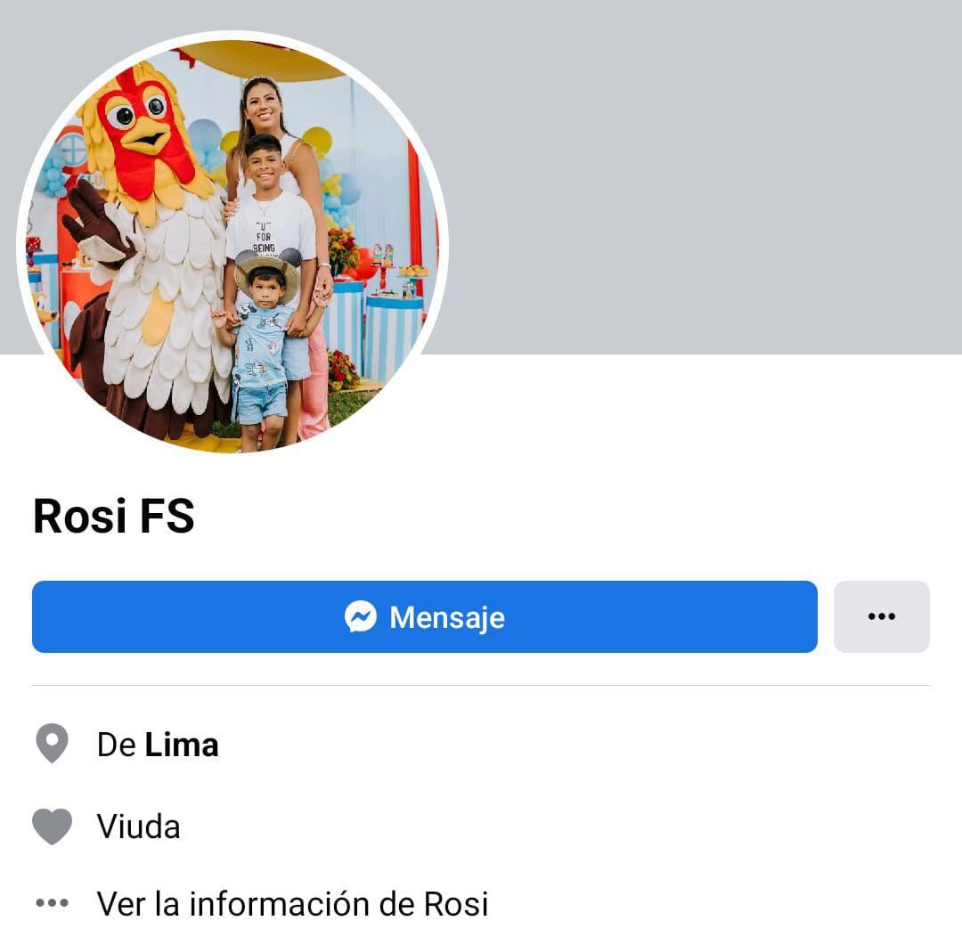 Rosa Fuentes hace importante cambio en Facebook. Foto: Rosi FS