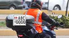 ¡Nueva regla entra en vigencia! Desde hoy es obligatorio el uso de placas más grandes y con chip para motos y mototaxis