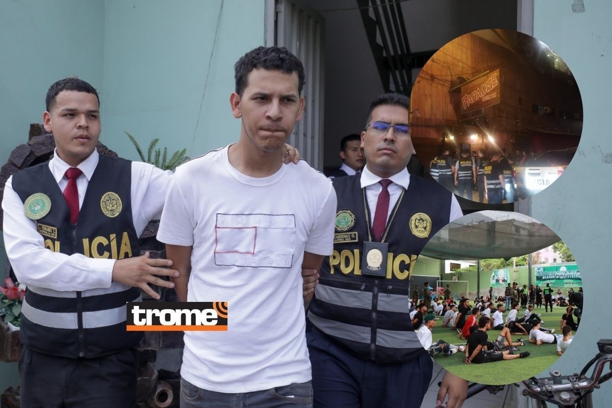 Yeferson Alexander Montana (24), quien, según la Policía, pertenece al 'Tren de Aragua', baleó en tres oportunidades a su rival, un compatriota suyo, en San Juan de Lurigancho. Luego se fue a divertir. | Foto: Britanie Arroyo / Diario Trome - Grupo El Comercio | Composición: Diario Trome