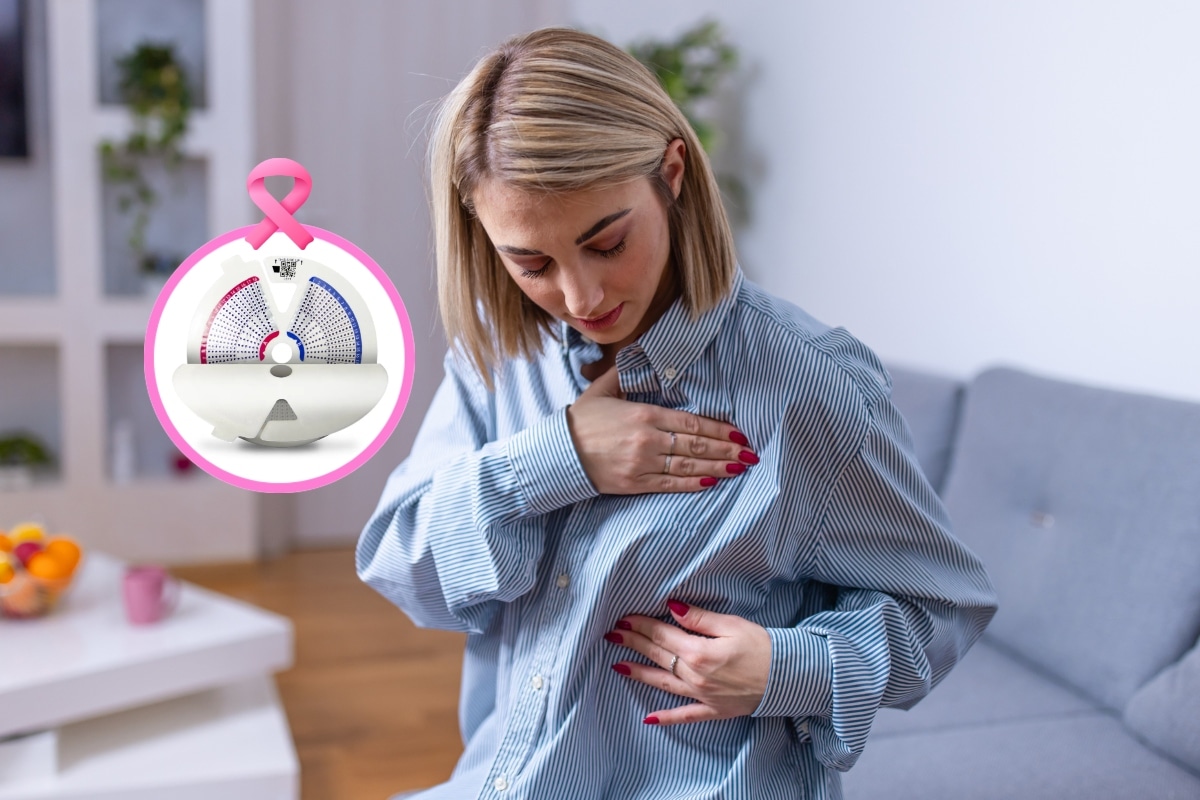 Crean parches con inteligencia artificial para detectar cáncer de mama a tiempo.