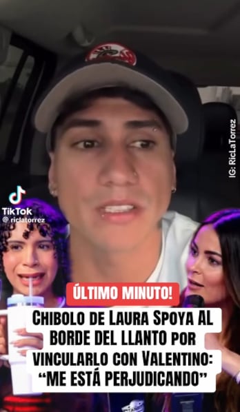 Galán de Laura Spoya casi llora por los comentarios recibidos tras ser relacionado con Valentino.