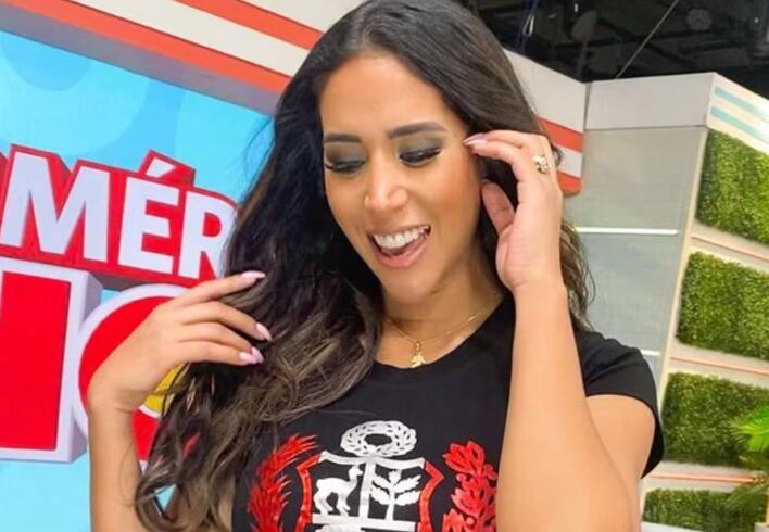 Melissa Paredes fue conductora de América Hoy