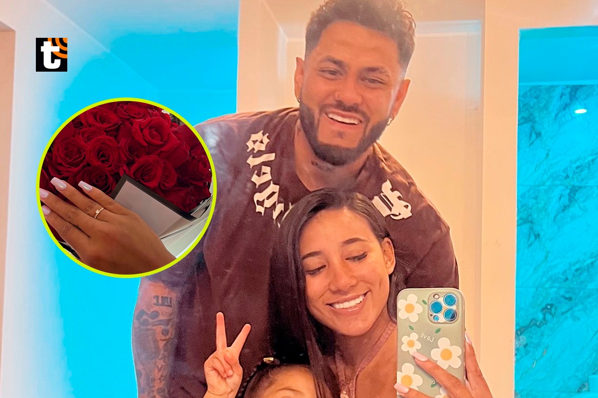 Samahara Lobatón recibe anillo por su cumpleaños.