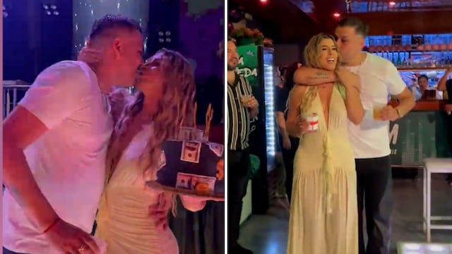 ¡A puro amor! Yahaira Plasencia sorprende a Luis Fernando por su cumpleaños 40 con romántica celebración