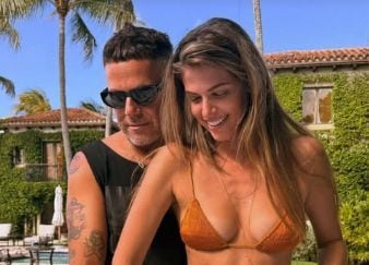 Foto de Alejandro Sanz junto a Stephanie Cayo. (Instagram)