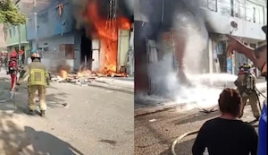 San Juan de Lurigancho: Incendio se desató en vivienda que funcionaría como almacén de sillas | VIDEO