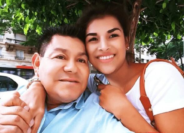 Dilbert Aguilar y su esposa Jhazmín Gutarra