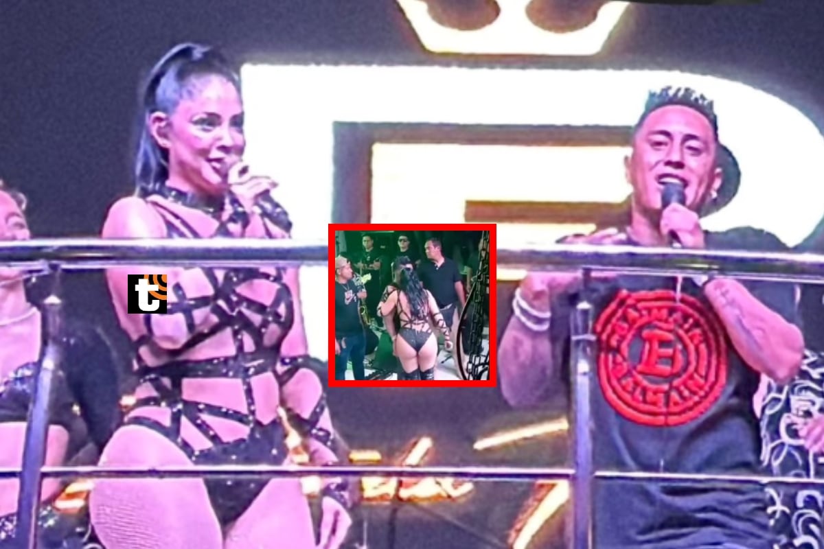 Pamela Franco y Christian Cueva en Arequipa