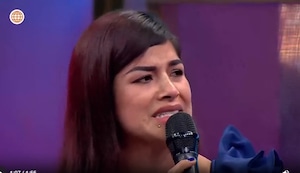 Jhazmín llora y reconoce que con Dilbert ‘aparentaron que todo estaba bien’: “No soy perfecta, pero él tampoco lo ha sido” | VIDEO