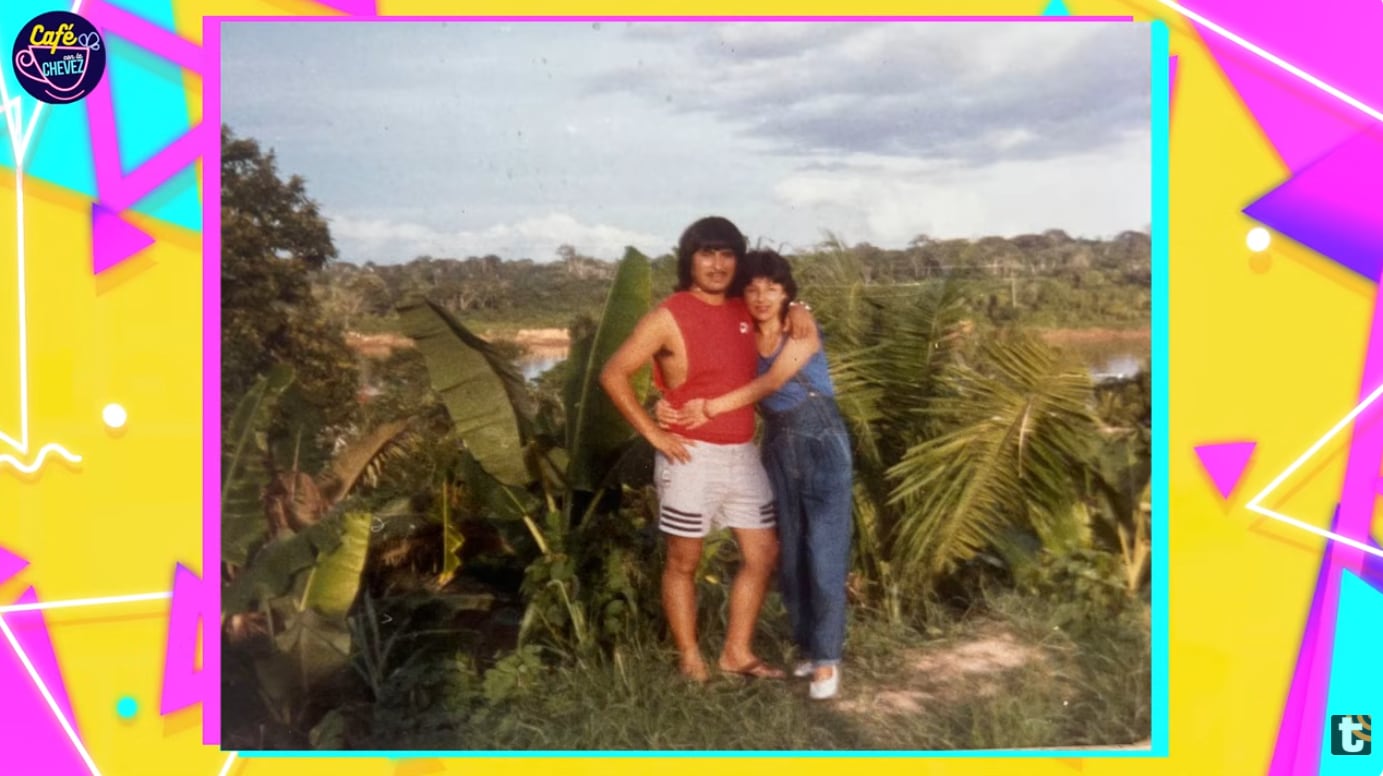 Foto de Rossy War y Tito Mauri cuando eran enamorados.