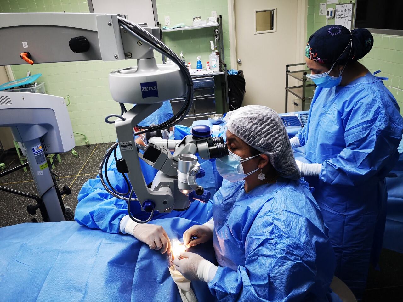 Víctor fue sometido a una delicada intervención quirúrgica a cargo del servicio de Oftalmología del Instituto Nacional de Salud del Niño (INSN), (Foto INSN)