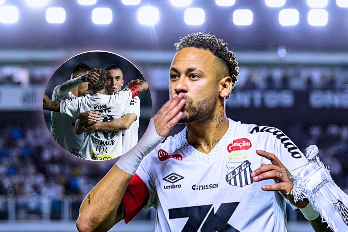 Neymar regresó a jugar con Santos y lo lleva fuera de zona de descenso en Brasil (Foto: Getty Images)