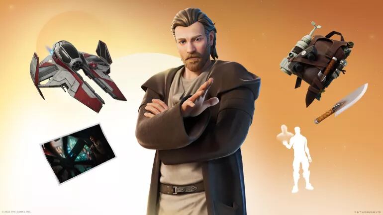 Obi-Wan en Fortnite.