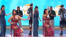 ¡Sacó los pasos prohibidos! Xiomy Kanashiro sorprende al bailar junto a Lil Silvio & El Vega en vivo