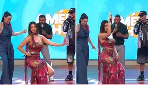 ¡Sacó los pasos prohibidos! Xiomy Kanashiro sorprende al bailar junto a Lil Silvio & El Vega en vivo