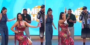 ¡Sacó los pasos prohibidos! Xiomy Kanashiro sorprende al bailar junto a Lil Silvio & El Vega en vivo