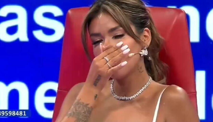 Shirley Arica llora en El valor de la verdad