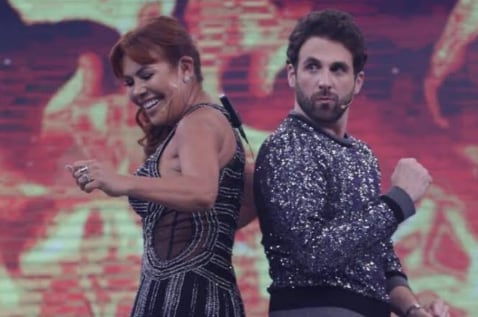 Magaly Medina y Rodrigo González cuando eran amigos.