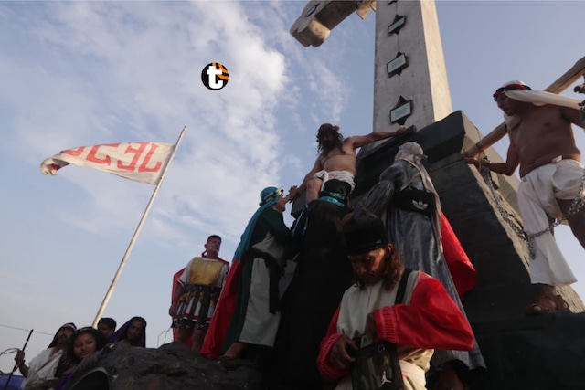 Impactantes imágenes del Vía Crucis de Cristo Cholo. (Fotos: Julio Reaño/@photo.gec)