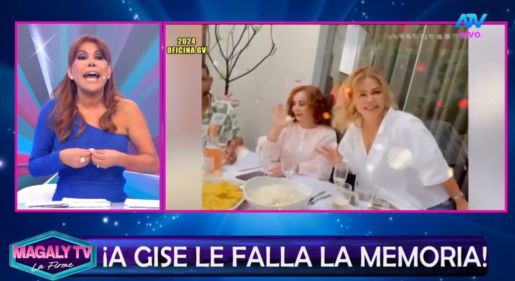 Magaly Medina le dice a Gisela Valcárcel que lo mejor es reconocer que le jugaron mal.