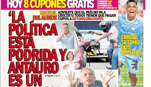 ‘LA POLÍTICA ESTÁ PODRIDA Y ANTAURO ES UN ASESINO’