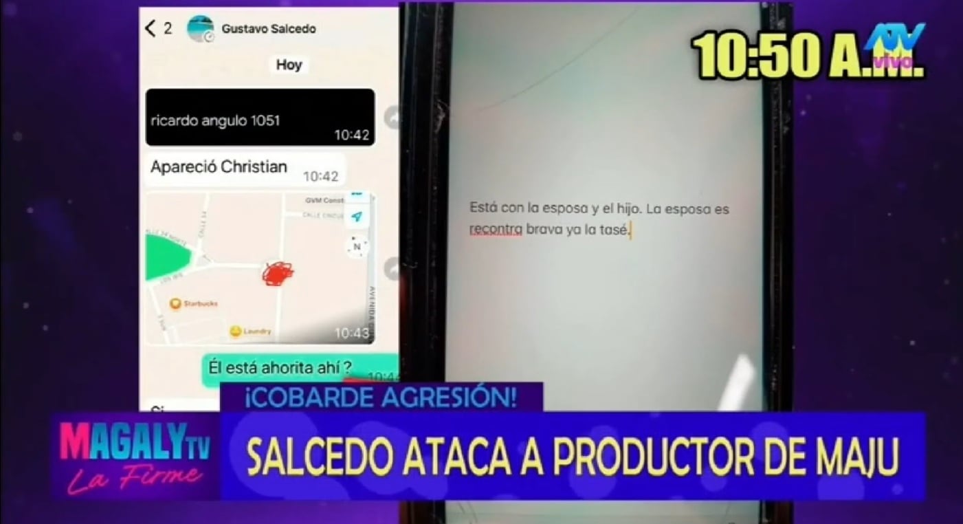 Alguien informó a Gustavo Salcedo dónde estaba el productor Christian Rodríguez.