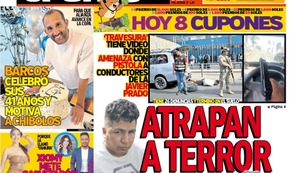 ATRAPAN A TERROR DE CHOFERES