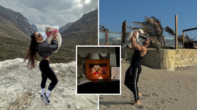 Onelia Molina y Mario Irivarren despiden entre lágrimas a su mascota Nieve