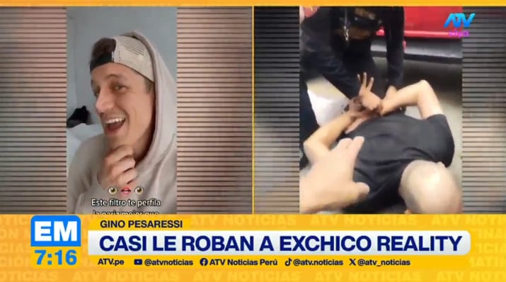 Dos delincuentes intentaron robar la camioneta de Gino Pesaressi.