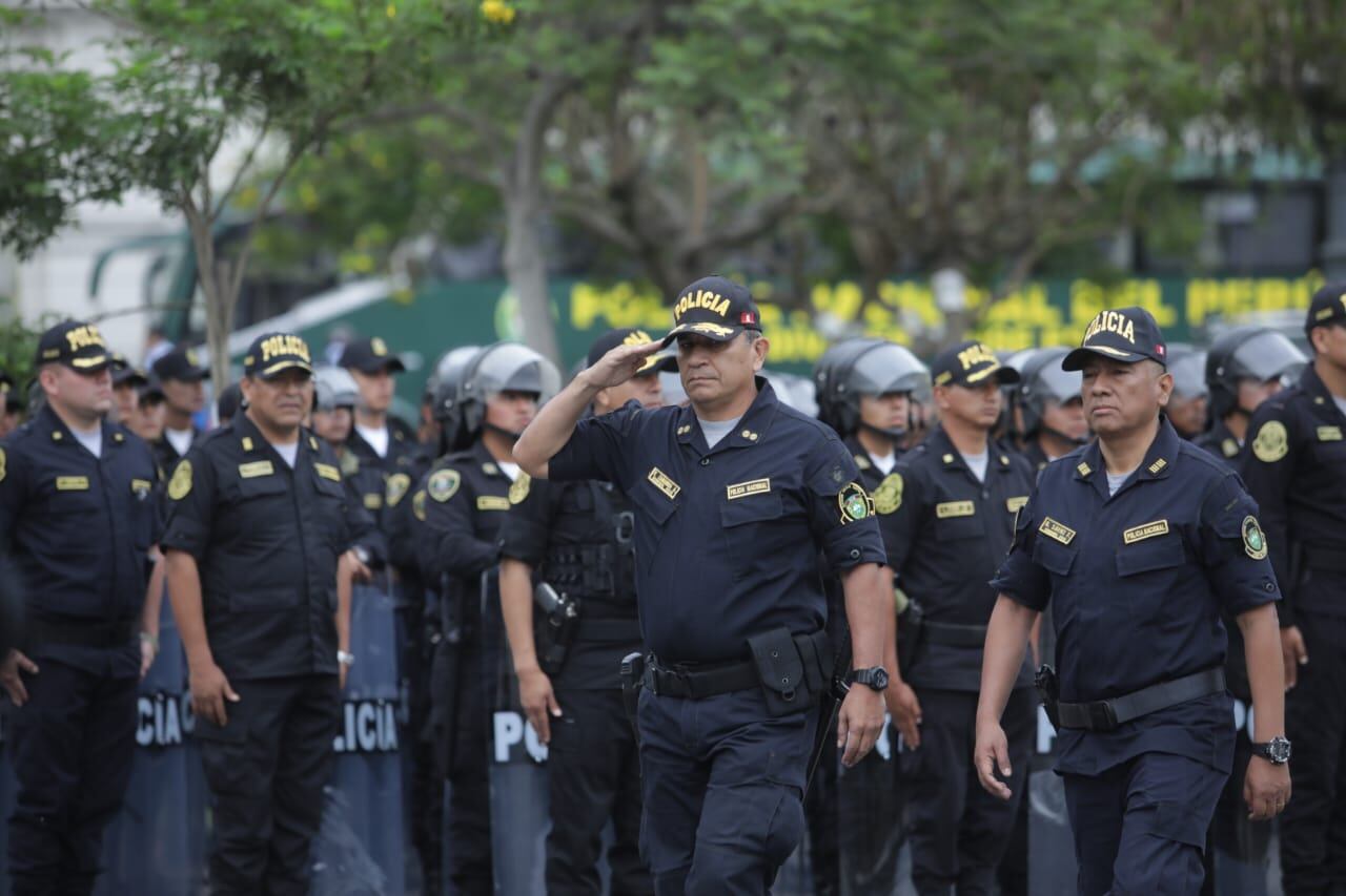 General de la Policía Nacional Víctor Zanabria Angulo. (Foto: Britanie Arroyo / GEC)