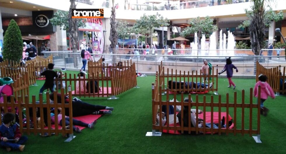 Plaza Norte y Mall del Sur inauguran su 'zona de picnic familiar'. (Trome)