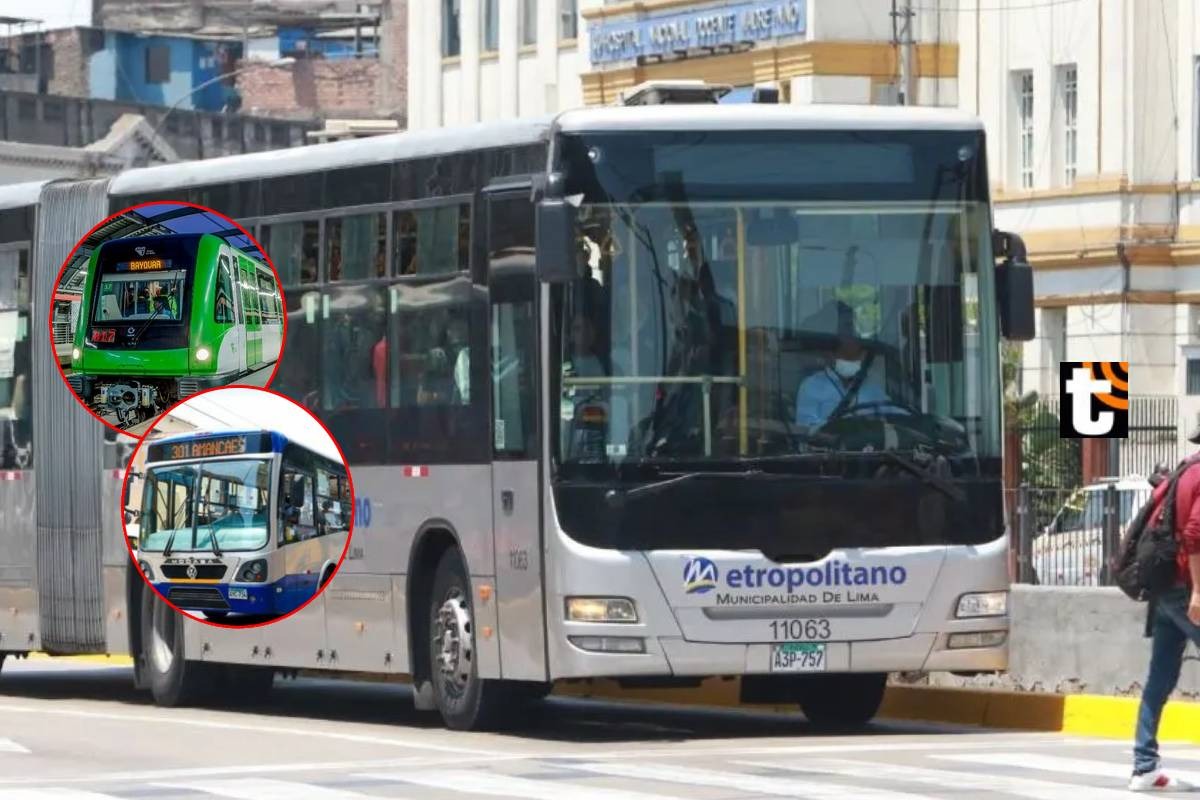 Conoce los horarios especiales de los medios de transporte en Lima para este lunes 25 de diciembre de Navidad.