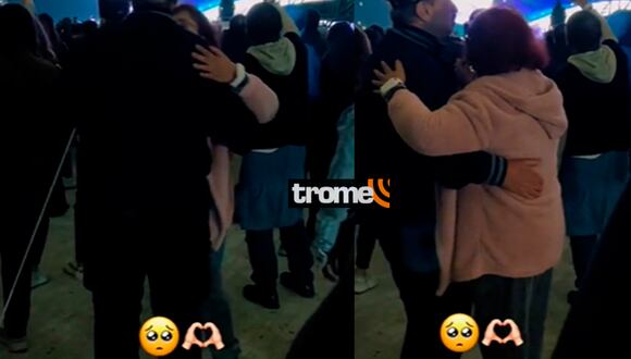 TROME | Pareja conmueve en concierto de Coldplay en Lima