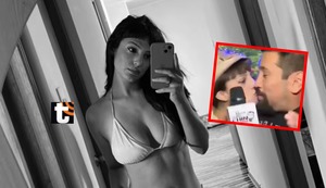 Novia de Aldo Miyashiro se pronuncia tras robarle beso en plena entrevista: “Mi relación se basa en joderlo”