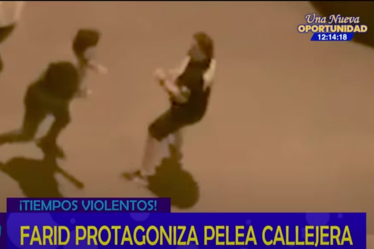 Farid Ode y el esposo de Mariella Zanetti se enfrentran tras discusión familiar. (Foto: Captura/Magaly Tv: La Firme)