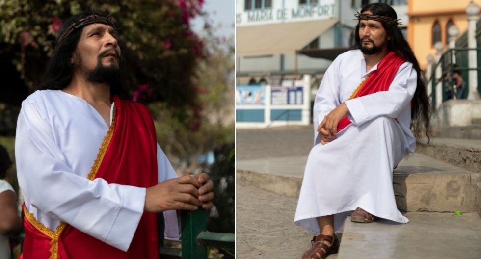 Israel Alarcón, el 'Jesús de Huaycán'. Fotos: Trome.