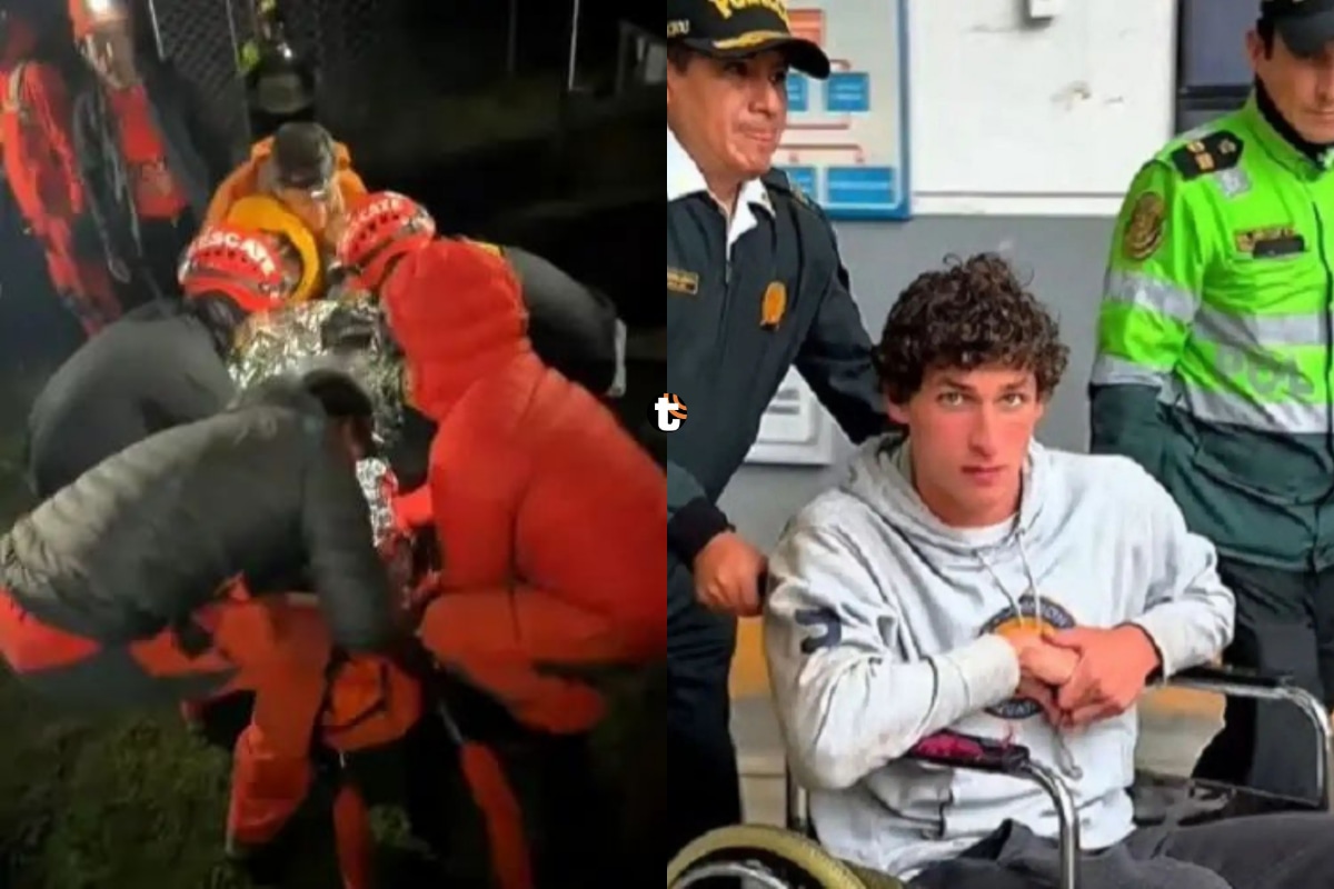 PNP rescata a turista estadounidense tras accidente durante trekking en Cordillera Blanca