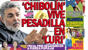 ‘CHIBOLÍN’ VIVE PESADILLA EN ‘LURI’