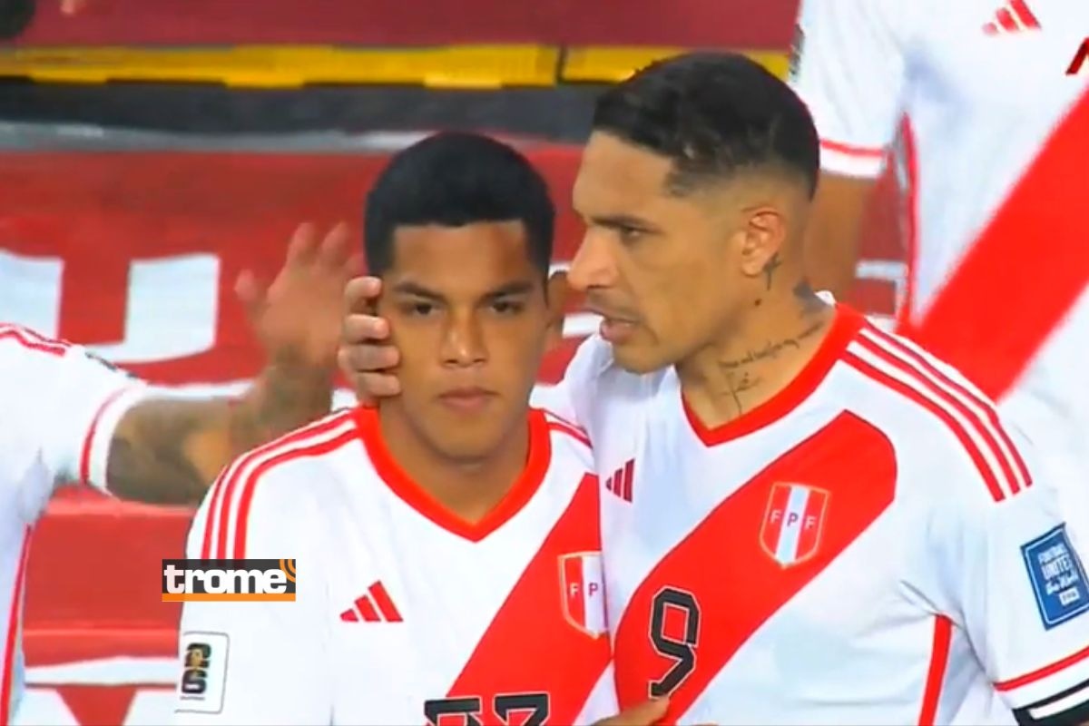 Paolo Guerrero tranquilizó nervios de Joao Grimando antes de ingresar (Fto: ATV)