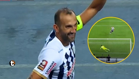 Hernán Barcos festeja su gol de penal con curioso baile (Video: L1Max)