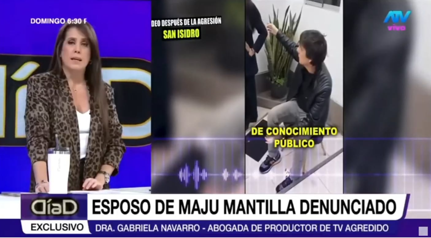 Pamela Vértiz confirma que auto que manejó Gustavo Salcedo previo a la agresión al productor, está a nombre de Maju Mantilla.